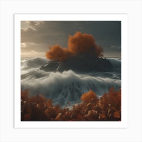 Stormy Sea 1 Art Print