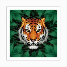 Tigre Face 1 Art Print