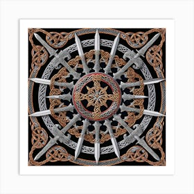 Celtic Cross Art Print