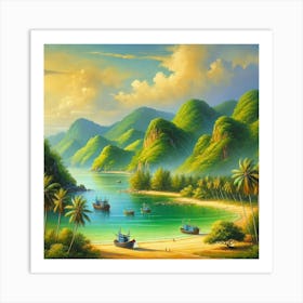 Viet Nam Country Art Print