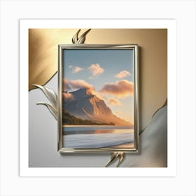 Sunset At The Beach Art Print