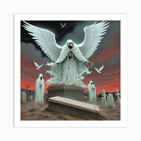 Angel Of Death 3 Art Print