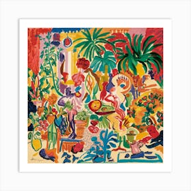 Tropical Garden 1 Art Print