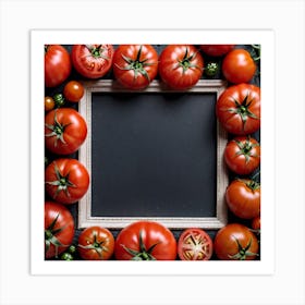 Tomatoes In A Frame 4 Art Print