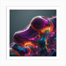 Abstract Abstract Painting studio lighting is designed for the next Celestial Art Print