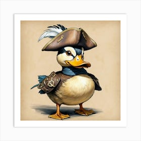 Pirate Duck 6 Art Print