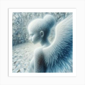 Angel With Wings 11 Art Print