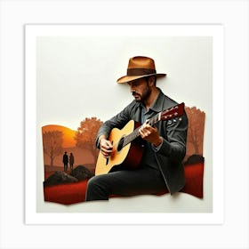 Acoustic Guitar 8 Art Print