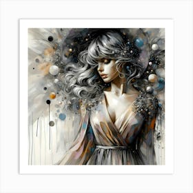 Portrait Artwork 76 Art Print