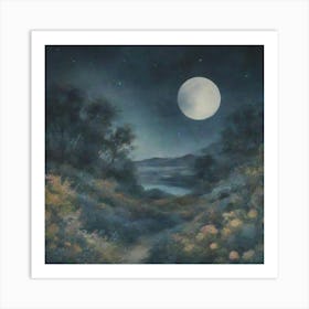 Full Moon 1 Art Print