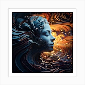 Digital Art Art Print