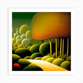 Tree In The Forest Art Print