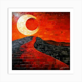 Lunar Rock - Road Less Traveled Art Print