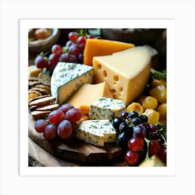 Cheese Platter 1 Art Print