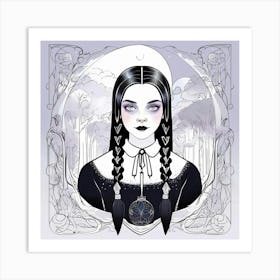 Wednesday Adams 5 Art Print