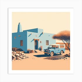 Desert House Tidjikja, Mauritania. Vintage  Art Print