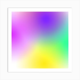 Rainbow Abstract Background 1 Art Print