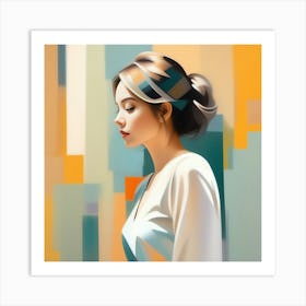 Portrait Of A Woman 6 Art Print