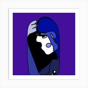 Blue Mood Art Print