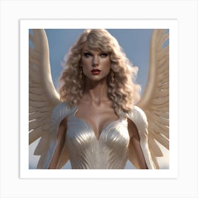 Angel Taylor Swift Art Print