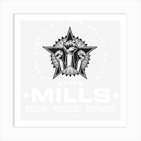 Bryan Mills Protection Services Art Print