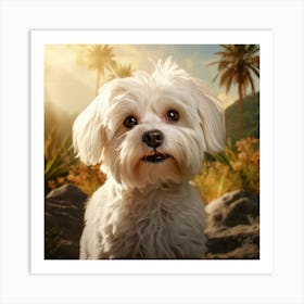 Maltese Art Print