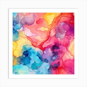 Abstract Watercolor Painting Art Print