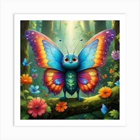 Aetherwing Butterfly #6 Art Print