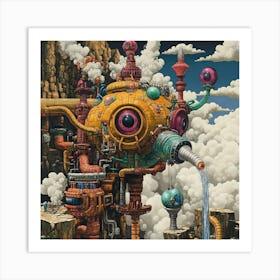 'Fantasy City' Art Print