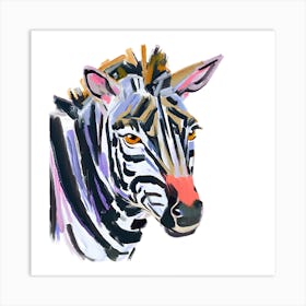 Grants Zebra 02 Art Print