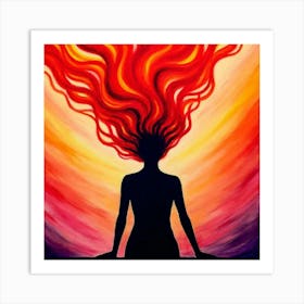 Fire In The Sky Art Print