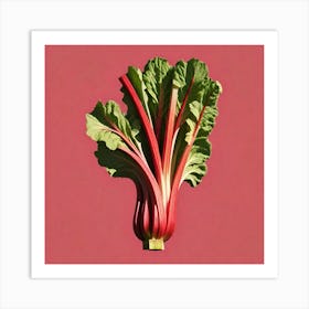 Rhubarb As A Logo (44) Art Print