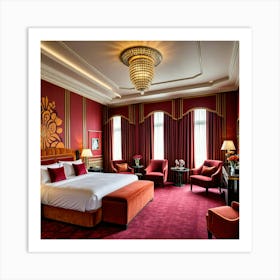 Savoy Hotel Suite Art Print