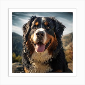 Bernese Mountain Dog 2 Art Print