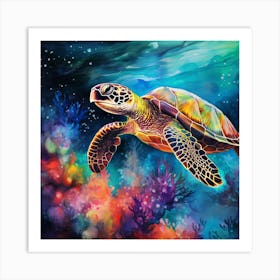 Sea Turtle 2 Art Print