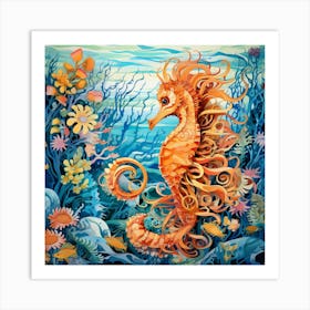 Seahorse 2 Art Print