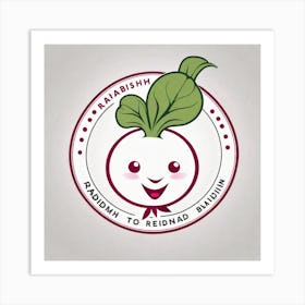 Radish As A Logo (31) Art Print