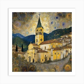 KIRCHE IN CASSONE GUSTAV KLIMT ART PRINT 5 Art Print