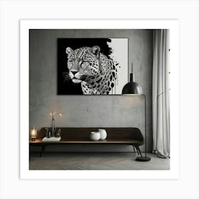 Leopard Canvas Art 1 Art Print