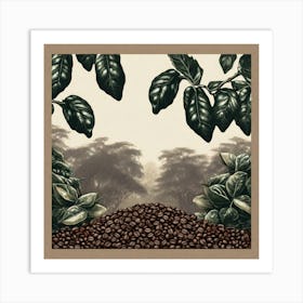 Coffee Beans 16 Art Print