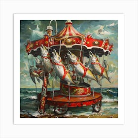 Sardine Carousel Series 1 Art Print