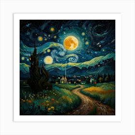 Starry Night 11 Art Print