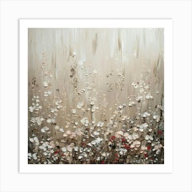 Abstract - Flowers Art Print