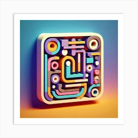 3d Illustration 2 Art Print