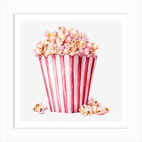 Popcorn In A Paper Bag Art Print