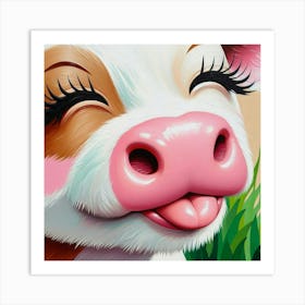 Cow Painting Art Print