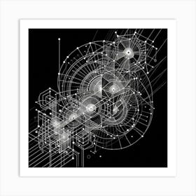 Abstract Geometry Art Print