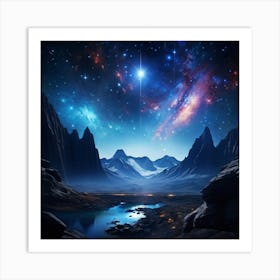 Starry Sky 4 Art Print