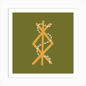 Protective Rune Norse Art Print