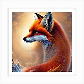 Beautiful Fox Art Print